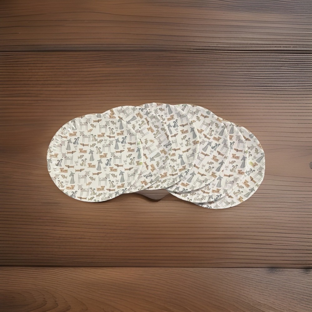 Novogratz‎ Dog Plates Set of 6